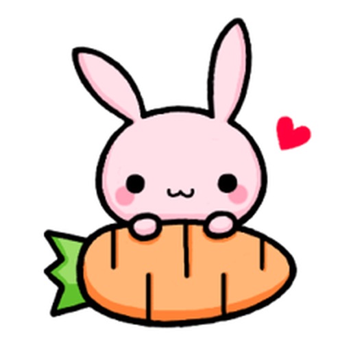 Lily The Cutie Bunny Stickers icon