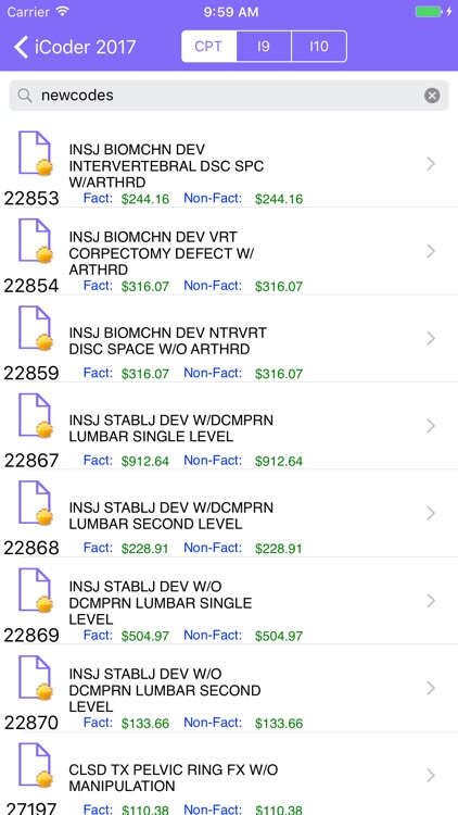 iCoder 2017 CPT-4®+HCPCS+ICD9+ICD10 screenshot-3
