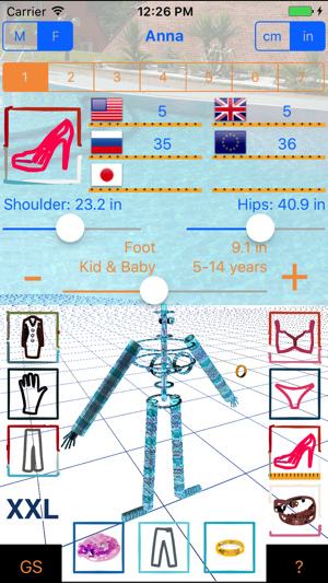 Good Sizer 3D - size converter of clothes(圖1)-速報App