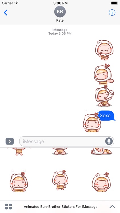 Animated Bun-Brother Stickers For iMessage screenshot-4