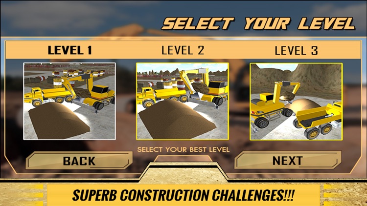 Sand Excavator Crane & Dumper Truck Simulator Game screenshot-4