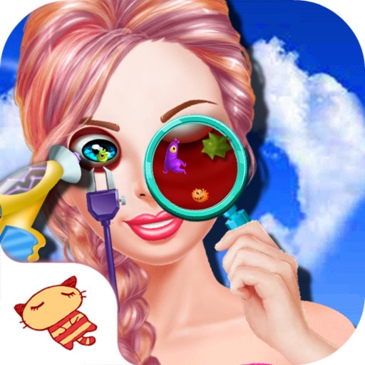 Super Princess's Eyes Doctor-Baby Surgery Icon