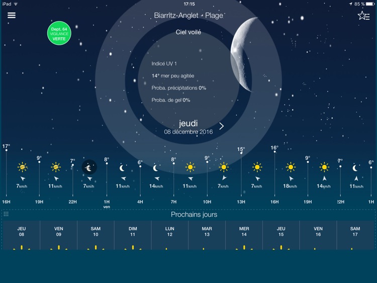 Météo-France pour iPad