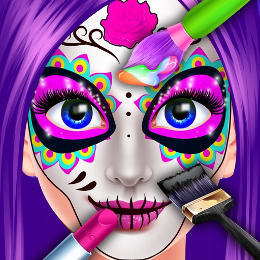 Ice Princess Face Paint Salon Icon