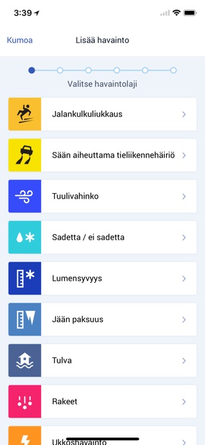 Ilmatieteen laitoksen sää(圖4)-速報App