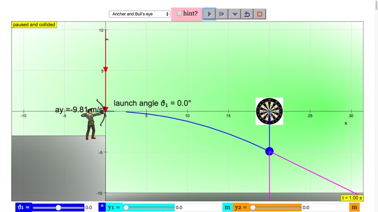 Hunter and Monkey Projectile