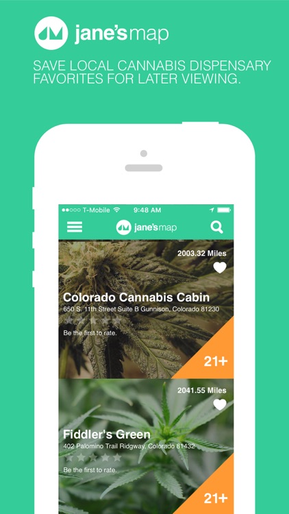 jane's map: find and rate cannabis dispensaries