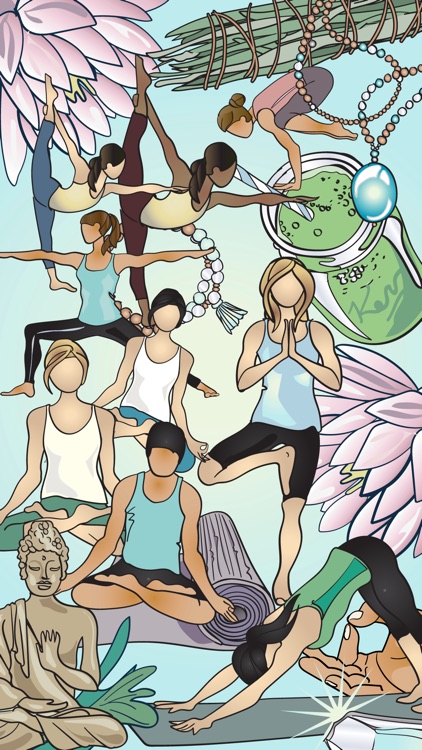 Yoga Stickers Set