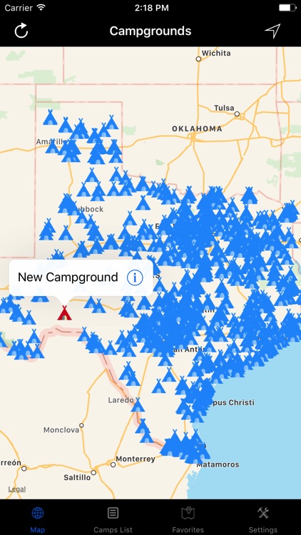 Texas – Campgrounds & RV Parks