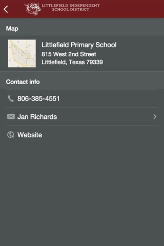 Littlefield ISD screenshot 2