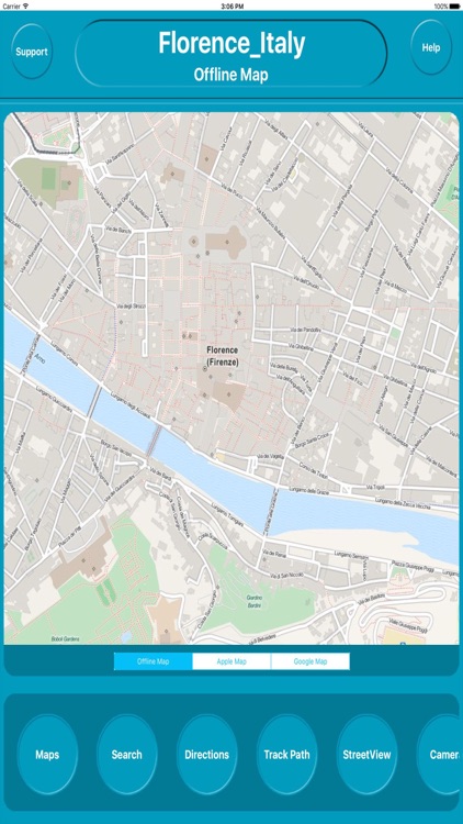 Florence Italy Offline City Maps Navigation screenshot-0