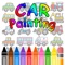 Color for Kid Book Car Painting Graphic Design