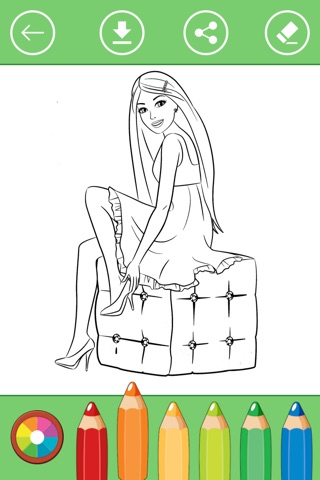 Princess Coloring Book for Girls: Learn to color. screenshot 4
