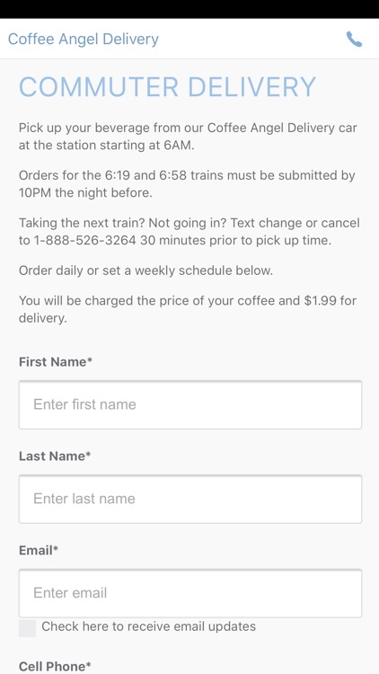 Coffee Angel Delivery