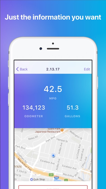 Smileage - MPG tracker