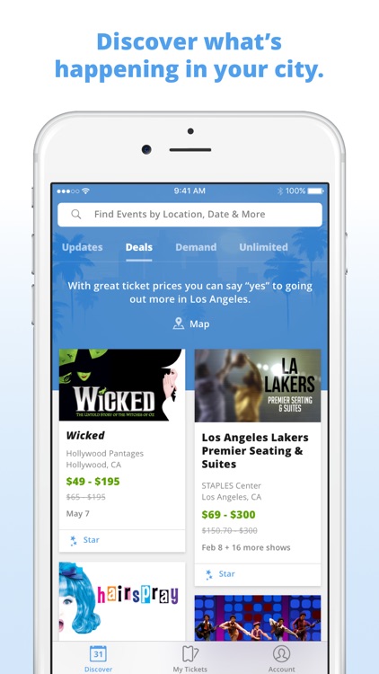 Goldstar: Tickets to Live Entertainment