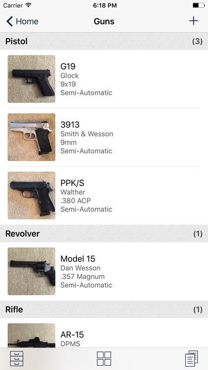 myArmsCache: Inventory Manager for Guns and Ammo