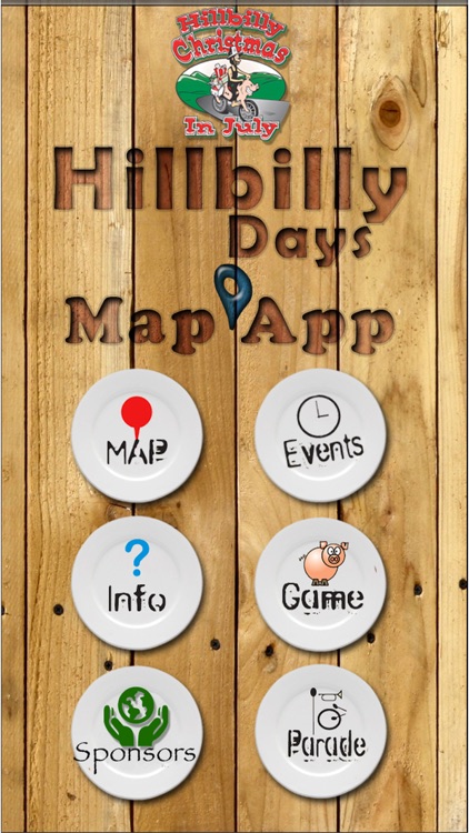 Hillbilly Days Map