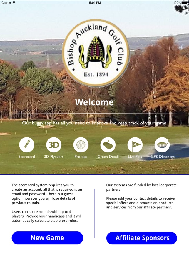 Bishop Auckland Golf Club - Buggy(圖1)-速報App