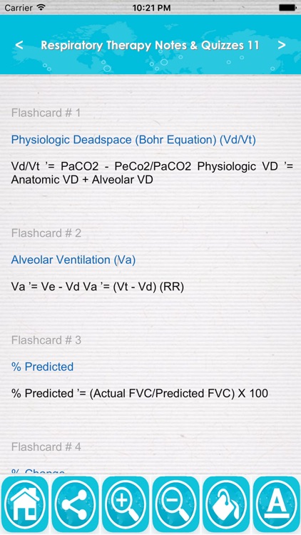 Respiratory Therapy Exam Review-Study Notes & Quiz
