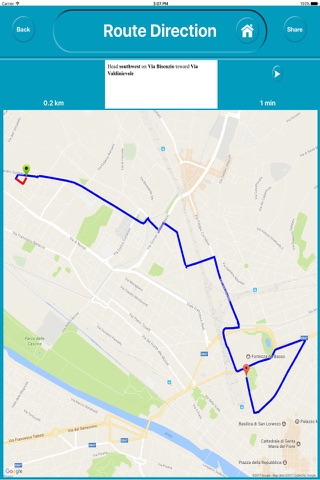 Florence Italy Offline City Maps Navigation screenshot 4