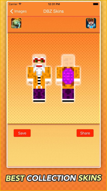 Super Skins For Dragon Ball Z Fans For Minecraft screenshot-3