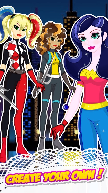 Superhero Girl Dress Up Games