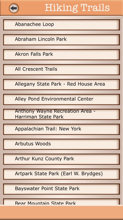 New York Campgrounds & Hiking Trails Offline Guide