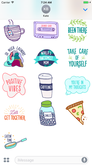 Mom and Baby Adelle Stickers(圖4)-速報App