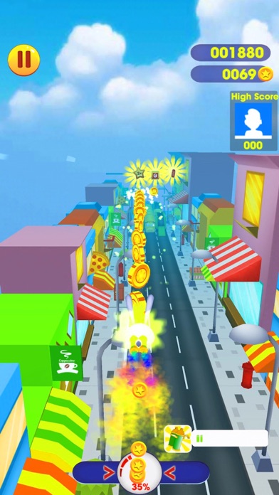 3D Rabbit Street Racer Escape Police Free Games screenshot 2