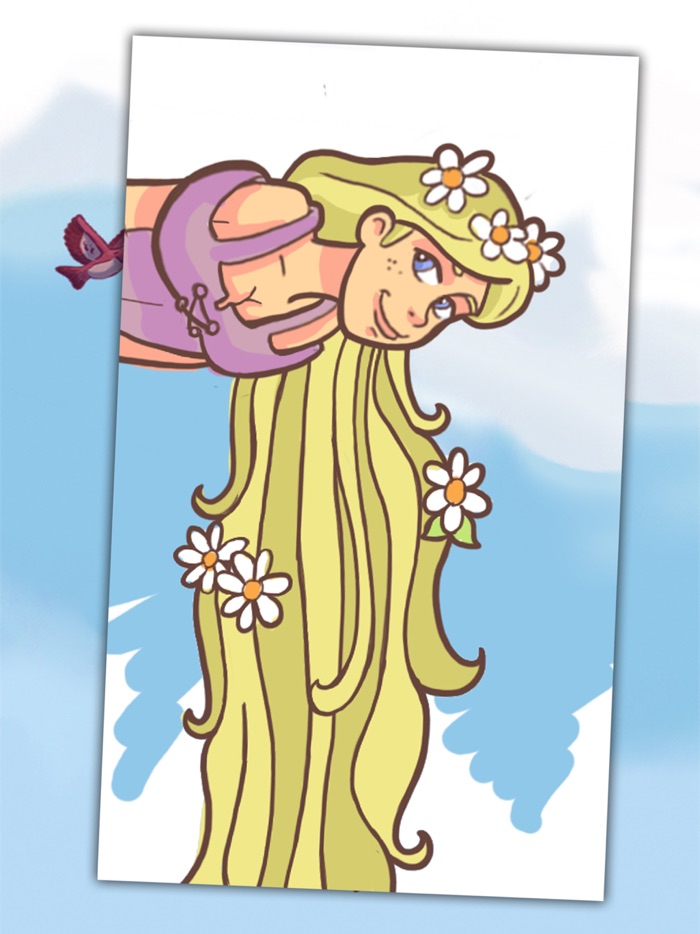 ペイント プリンセス ラプンツェル - ラプンツェル ゲームの着色無料子供