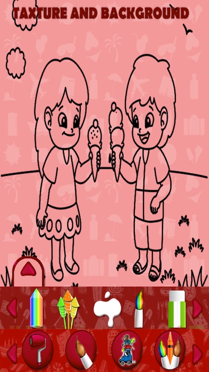 Summer Vacation Kids Coloring Book Pro