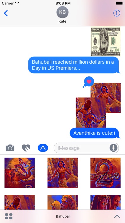 Bahubali Stickers screenshot-3