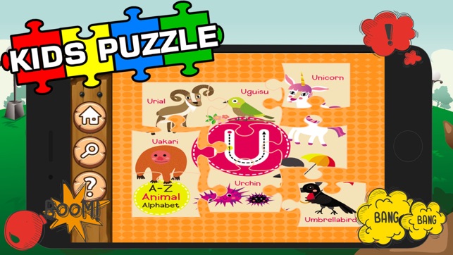 Kids ABC Jigsaw Puzzle Games:自由拼图(圖2)-速報App