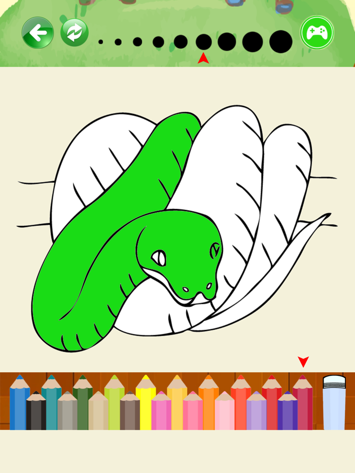 Snake drawings Coloring books For Kids