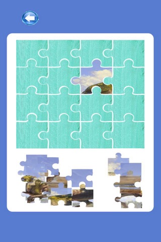Park Dinosaur puzzle - animated game for toddlers screenshot 2