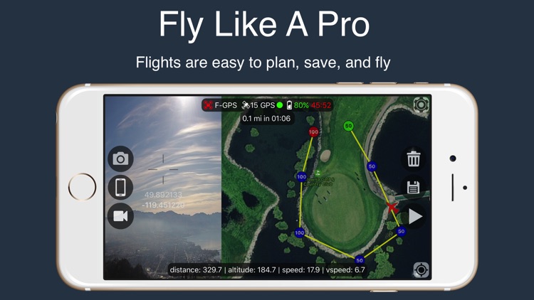 Flight Plan For DJI Phantom 2 Vision+