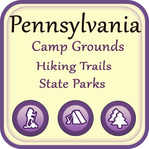 Pennsylvania Campgrounds & Hiking Trails,State Par icon