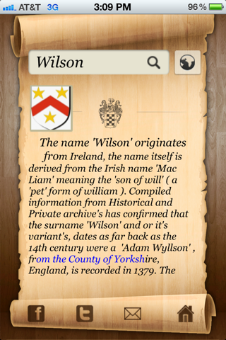 Last Name Origin & Meaning Ancestry Genealogy screenshot 2