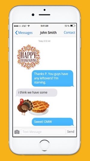 Happy Thanksgiving Fall and Autumn Sticker Pack(圖2)-速報App