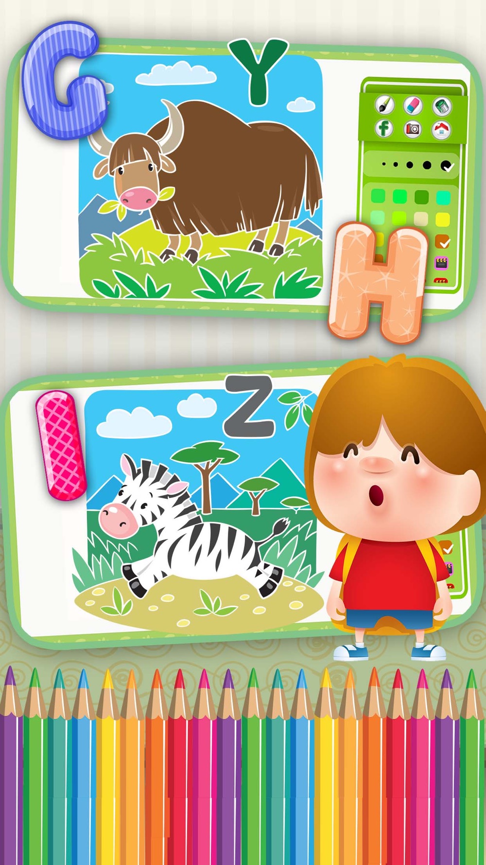 Abc 動物 塗り絵 ゲーム ため 幼児 子供 Free Download App For Iphone Steprimo Com