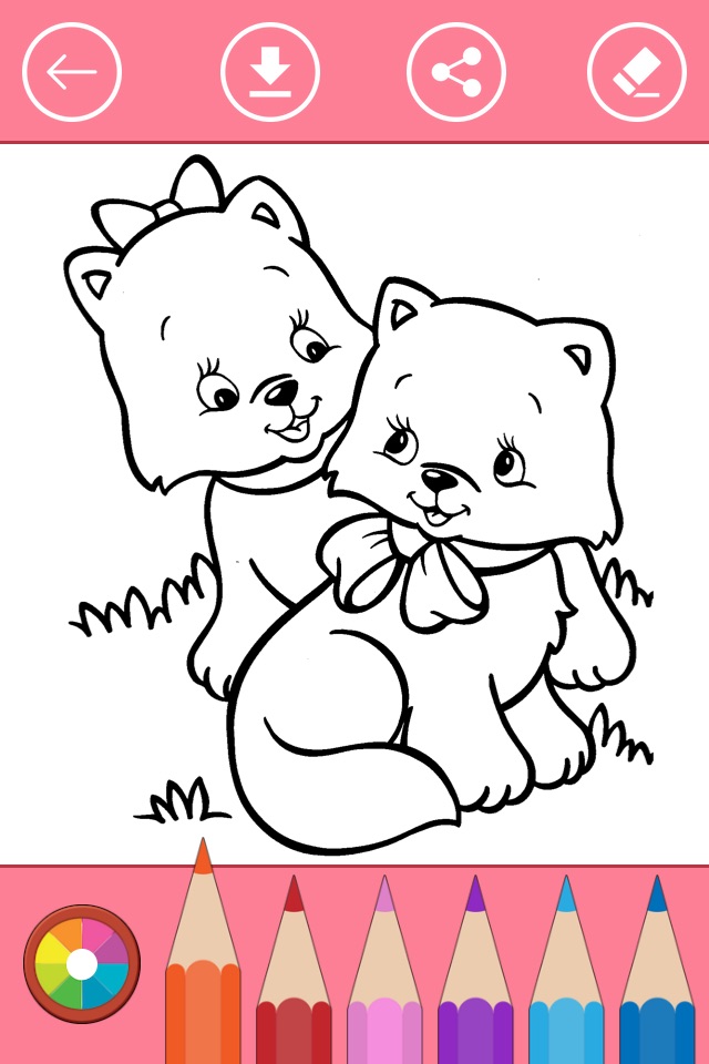 Cat Coloring Book for Kids: Learn to color & draw screenshot 4