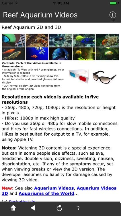 Reef Aquarium 2D/3D free screenshot-3