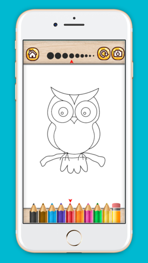 Bird coloring book drawing painting games for kids(圖5)-速報App