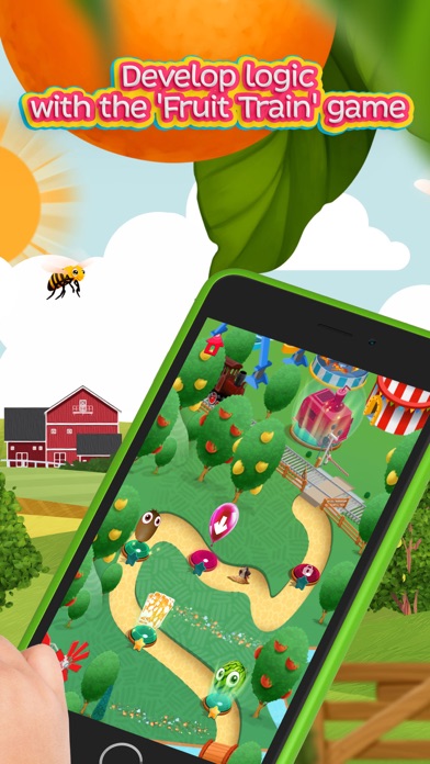 Moona Puzzles Fruits Lite learning games for kids screenshot 3