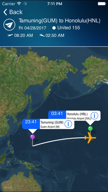 Honolulu Airport Info + Flight Tracker HNL screenshot-2