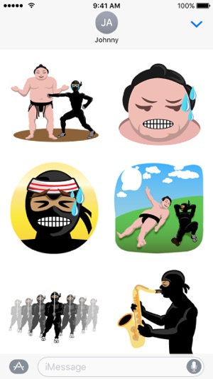 Sumo & Ninja Emoji(圖2)-速報App