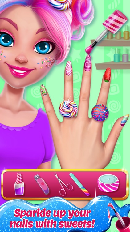 Candy Makeup - Sweet Salon Game for Girls screenshot-3