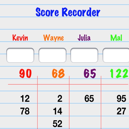Record Score iOS App