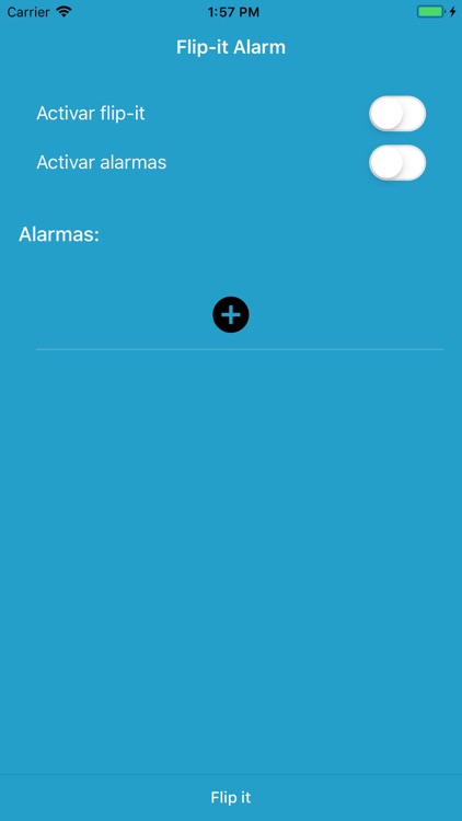 Flip-it Alarm